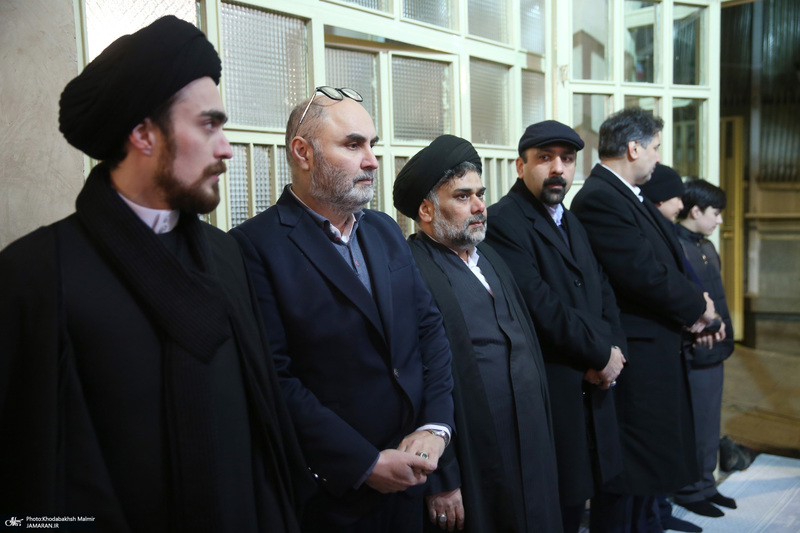 مراسم سالگرد رحلت آیت‌الله سید محمد موسوی بجنوردی در حسینیه جماران  -1