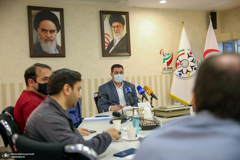 نشست خبری سرپرست کاروان اعزامی ایران به بازی‌های پاراآسیایی جوانان بحرین