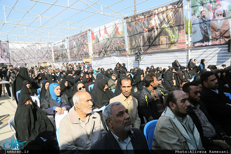 دومین روز سفر سید علی خمینی به استان خوزستان(آبادان و شلمچه)