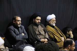 دسته عزاداری شهادت حضرت علی (ع) با حضور آیت‌الله العظمی وحید خراسانی