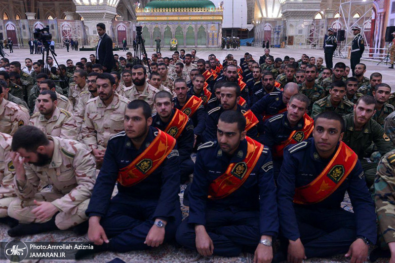 تجدید میثاق کارکنان وظیفه نیروهای مسلح با آرمان های حضرت امام(س)