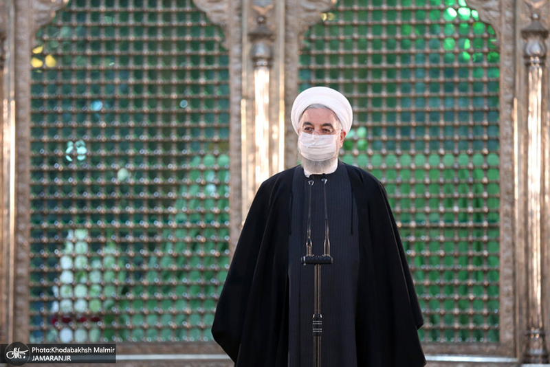 تجدید میثاق رئیس جمهور و اعضای هیأت دولت با آرمان‌های حضرت امام(س)