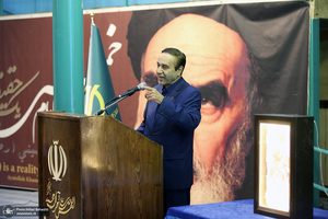 مراسم بزرگداشت هفته هنری بسیج در حسینیه جماران