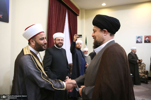 دیدارجمعی از علمای اهل سنت کشور سوریه با سید حسن خمینی