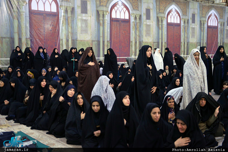 عزاداری شهادت حضرت علی ابن موسی الرضا(ع) در حرم مطهر امام خمینی(س)