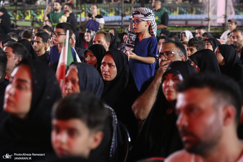 اجتماع مردم تهران در حمایت از مردم مظلوم غزه