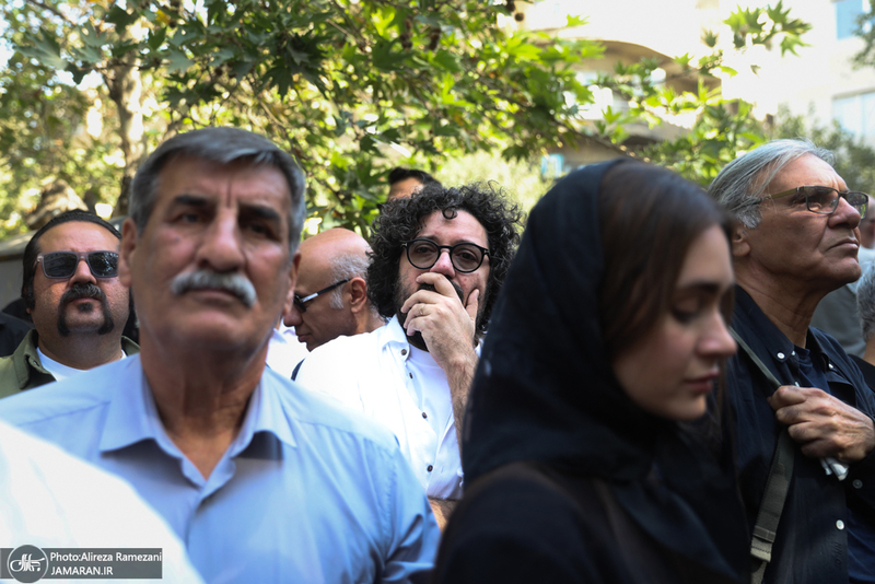 مراسم تشییع ناصر تقوایی