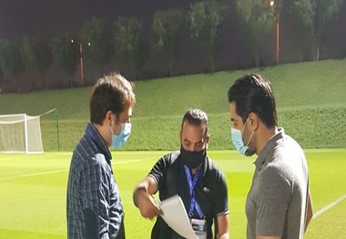 حضور ناظر لبنانی در تمرین پرسپولیس+عکس
