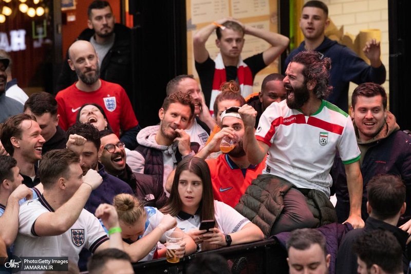 منتخب تصاویر  دیدار ایران و انگلیس در جام جهانی 2022
