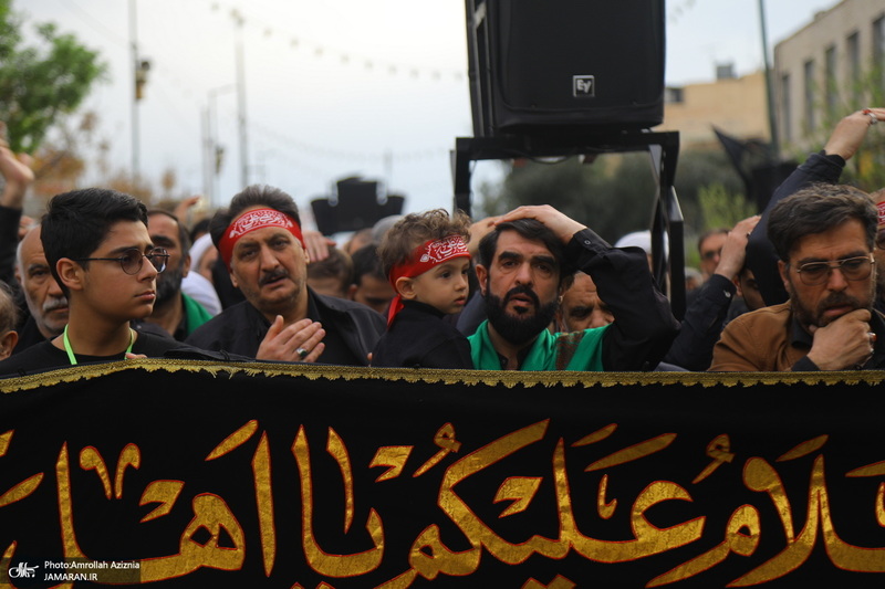 دسته عزاداری شهادت حضرت علی (ع) با حضور آیت‌الله العظمی وحید خراسانی