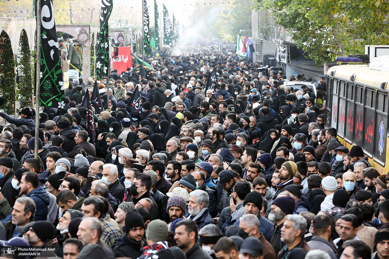مراسم تشییع 200 شهید گمنام دفاع مقدس در تهران -2