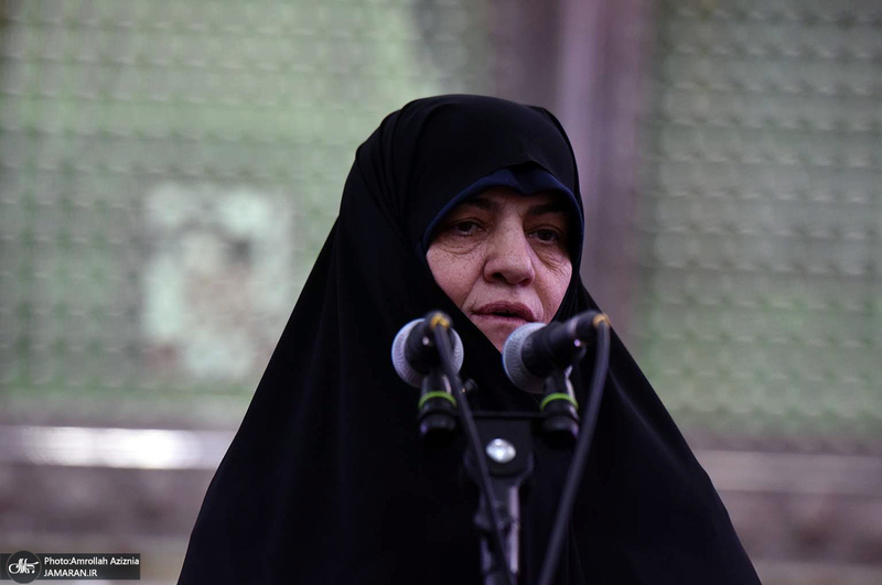 آئین هم عهدی بانوان مراکز تعالی طرح شهید آرمان علی وردی در حرم امام خمینی
