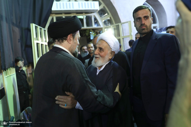 مراسم بزرگداشت همسر آیت الله موسوی بجنوردی (ره) در حسینیه شماره یک جماران-2