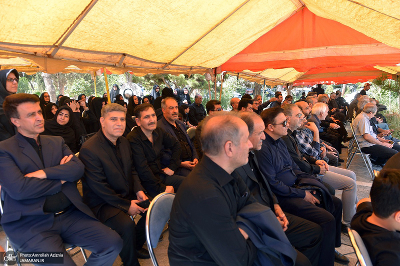 مراسم خاکسپاری سیدعلی صنیع خانی در بهشت زهرا (س) تهران