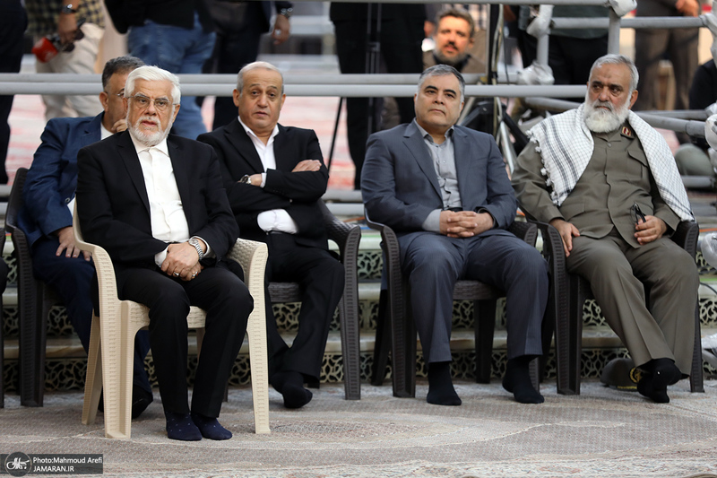 حضور شخصیت‌های سیاسی و مسئولان کشوری و لشکری در مراسم سالگرد ارتحال حضرت امام خمینی (س) -1