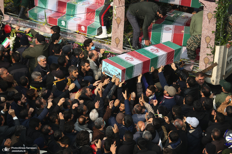 مراسم تشییع 200 شهید گمنام دفاع مقدس در تهران - 3