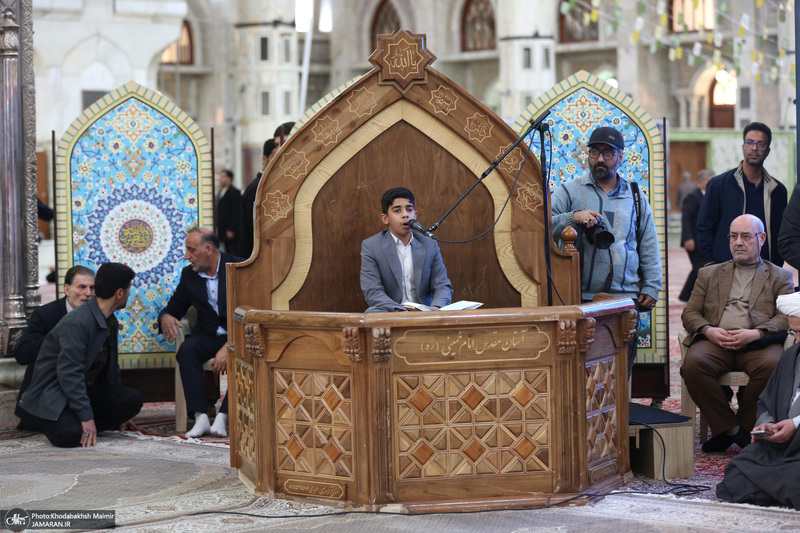 آیین افتتاحیه مرکز فعالیت‌های قرآنی در حرم مطهر حضرت امام خمینی (س)
