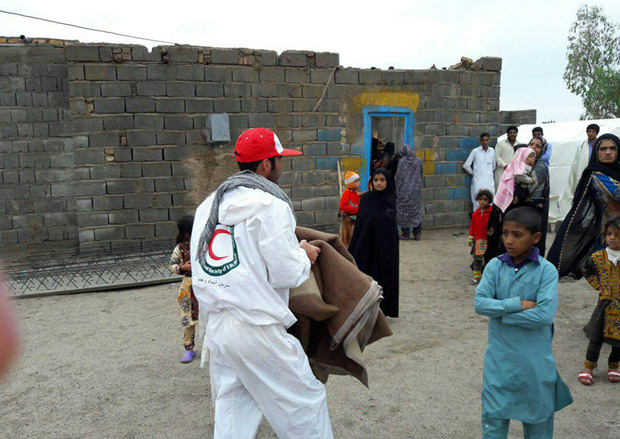 989 نفر گرفتار سیلاب سیستان و بلوچستان اسکان داده شدند