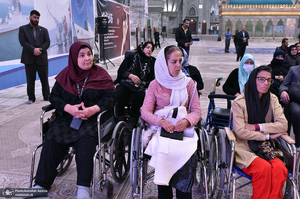 تجدید میثاق افراد دارای معلولیت و خدمتگزارن آنان با آرمان حضرت امام خمینی (س)