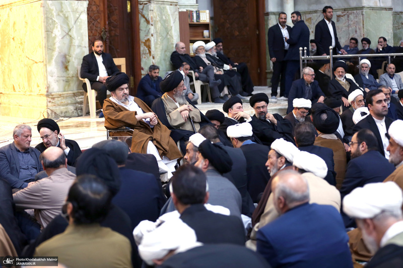 مراسم بیست‌و‌نهمین سالگرد ارتحال حاج سید احمد خمینی و بزرگداشت آیت‌الله بجنوردی  2