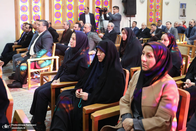 مراسم تودیع و معارفه رییس بنیاد ایرانشناسی با حضور عارف