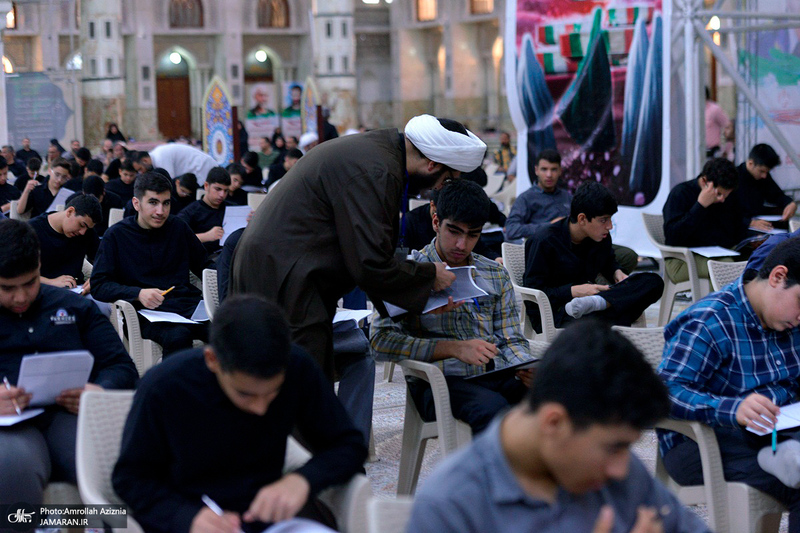آزمون ورودی حوزه علمیه استان تهران در حرم مطهر امام خمینی