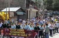 تظاهرات ضد صهیونیستی در کارگیل، هند (3)