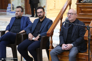 مراسم چهلمین روز در گذشت نوه قدرت الله علیخانی در حرم مطهره امام خمینی (س)