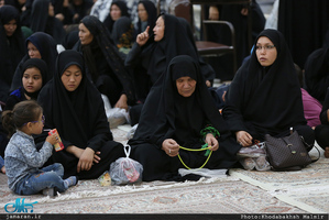 مراسم عزاداری شام غریبان در حرم مطهر حضرت امام خمینی(س) 