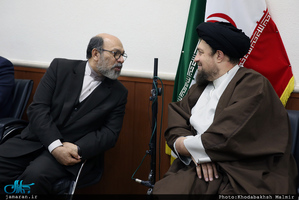 دیدار اعضای هیات رییسه و مدیران استانی دانشگاه آزاد اسلامی با سید حسن خمینی