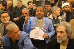 مراسم بزرگداشت شهیدان «علی رازینی» و «محمد مقیسه» در مسجد اعظم قم‎