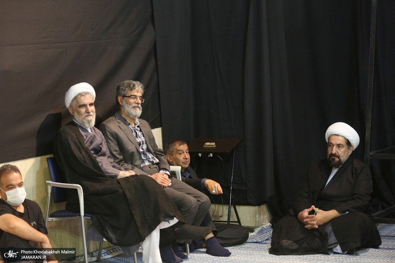 مراسم چهلمین روز در گذشت  آیت الله صانعی در حسینیه جماران  2