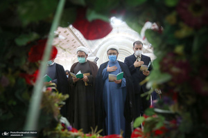 تجدید میثاق سرپرست و کارکنان موسسه تنظیم و نشر آثار امام خمینی(س) با آرمان های بنیانگذار جمهوری اسلامی