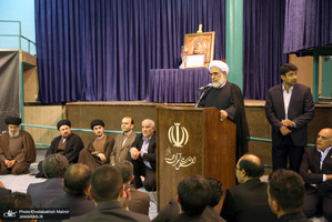 دیدار جمعی از اعضای حزب جمهوریت ایران اسلامی با سید حسن خمینی‎