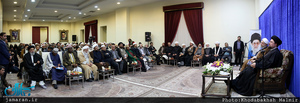 دیدار جمعی از میهمانان کنفرانس وحدت اسلامی با سید حسن خمینی