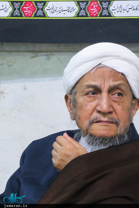 مراسم عزاداری ایام فاطمیه(س) در دفتر آیت الله العظمی صانعی در قم