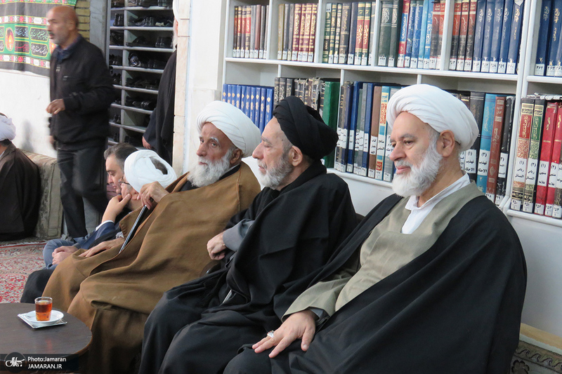 عزاداری شهادت حضرت زهرا (س) در دفتر آیت الله العظمی صانعی (ره)