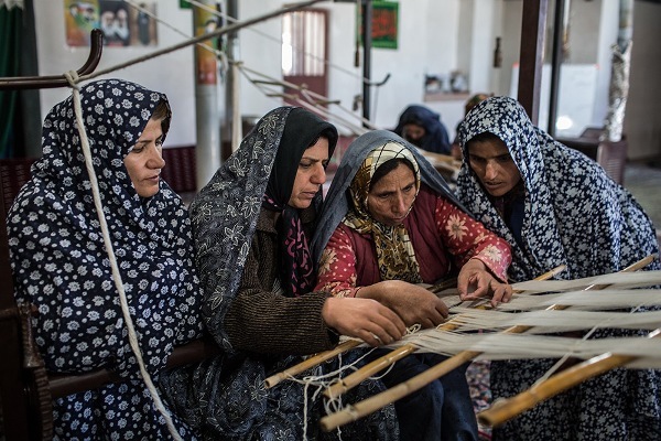 اشتغال پایدار زنان روستایی بناب با همکاری دفتر تالاب های ایران