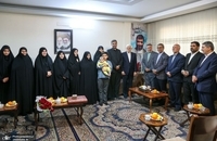  معاون اول رئیس‌جمهور به دیدار خانواده شهید برونسی رفت (4)