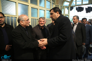 مراسم وداع با پیکر آیت الله هاشمی رفسنجانی(ره) در حسینیه جماران-13