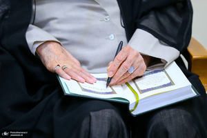 دیدار خانواده شهدای اخیر نیروی پدافند هوایی ارتش با رهبر معظم انقلاب