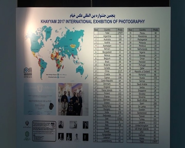 نمایشگاه بین المللی عکس خیام با حضور 60  کشور