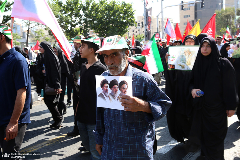 مراسم تشییع پیکر مطهر رهبر شهید انقلاب در تهران -6