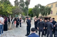 تظاهرات در حیفا برای پایان فوری محاصره و نسل‌کشی در غزه (4)