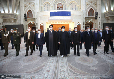 تجدید میثاق رئیس جمهور و اعضای دولت با آرمان های حضرت امام (س) 