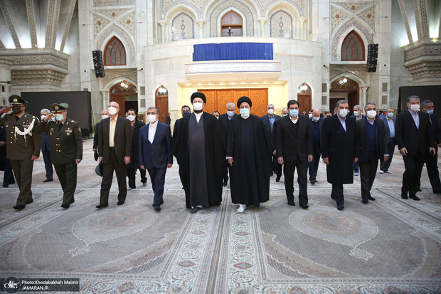 تجدید میثاق رئیس جمهور و اعضای دولت با آرمان های حضرت امام (س) 