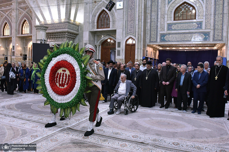 تجدید میثاق رهبران و پیروان ادیان الهی با آرمان‌های حضرت امام (س)