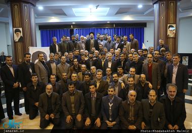 دیدار فعالان حوزه تربیت آموزش و پرورش مازندران با سید حسن خمینی