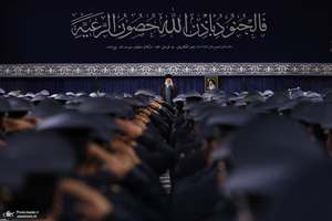 دیدار جمعی از فرماندهان نیروی هوایی و پدافند هوایی ارتش با رهبر معظم انقلاب