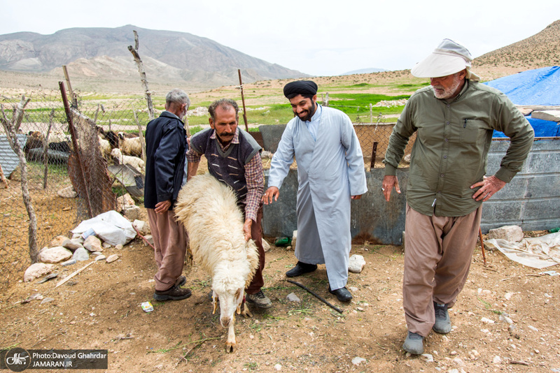 جمع آوری زکات در روستاهای جهرم